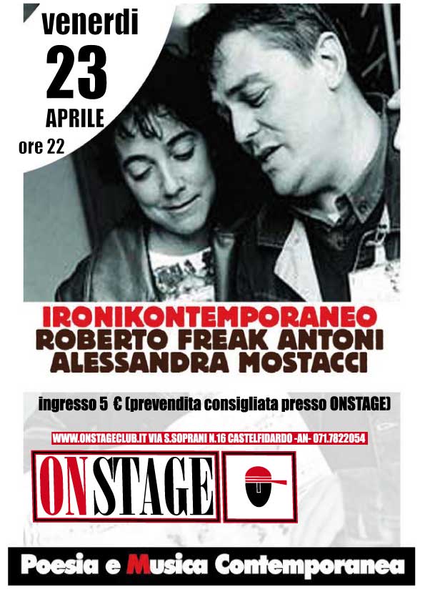 Ironikontemporaneo con Freak Antoni all'On Stage