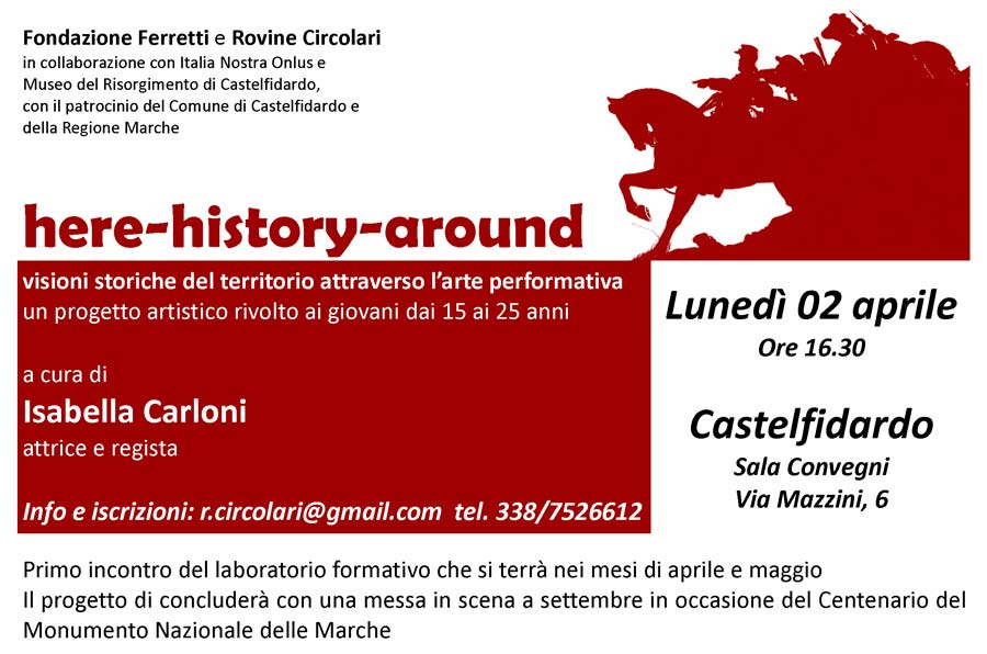 Here history around con Isabella Carloni