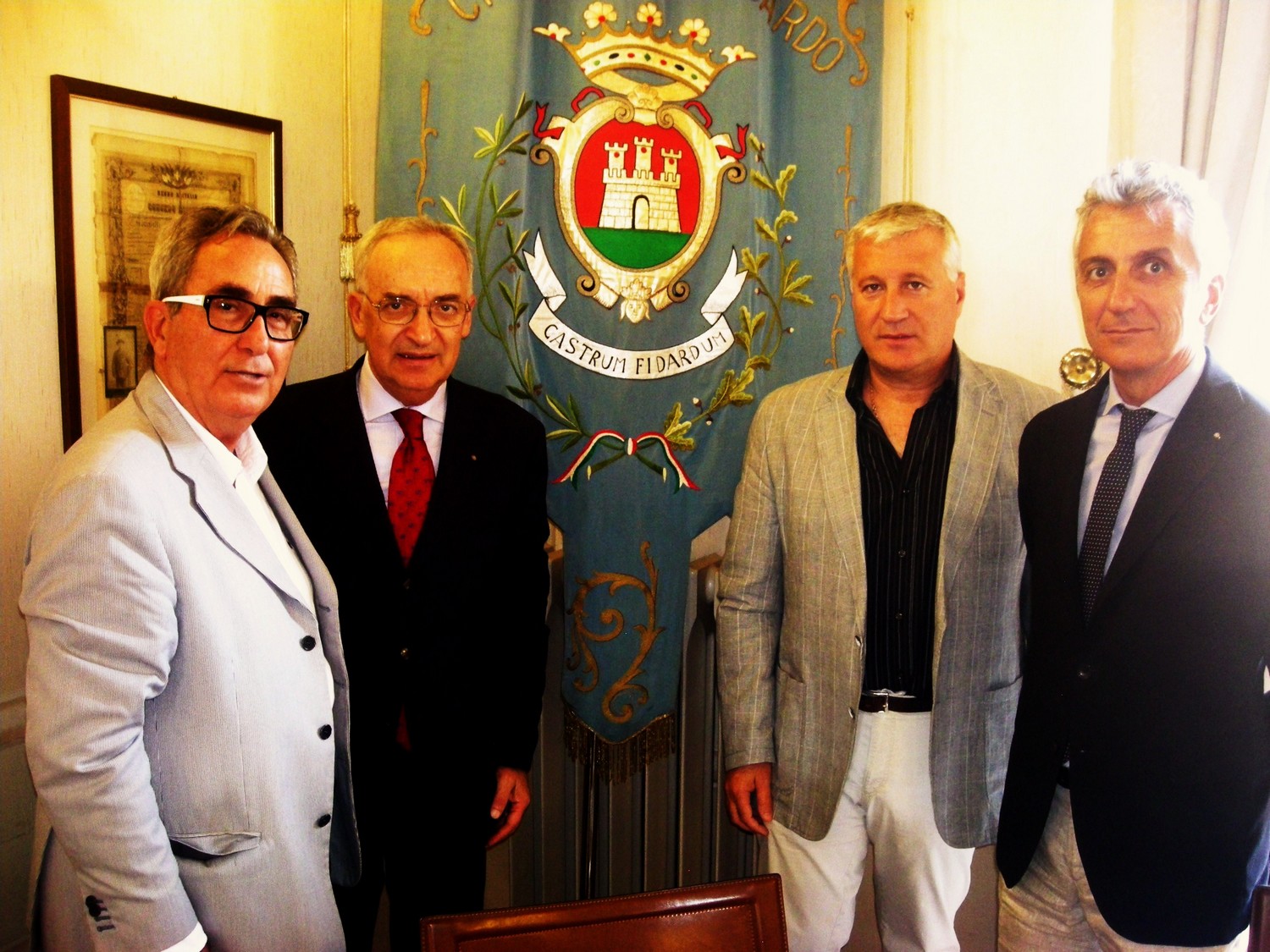 Il governatore del Rotary in visita a Castelfidardo