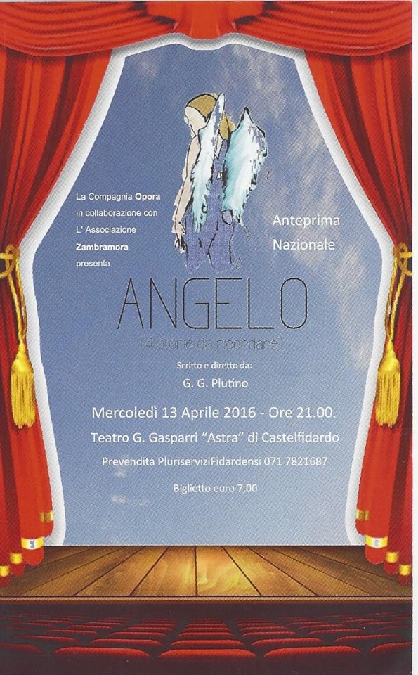 Angelo, anteprima nazionale il 13 aprile all`Astra