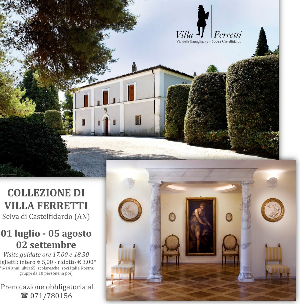 Villa Ferretti, visite guidate sabato 5 agosto