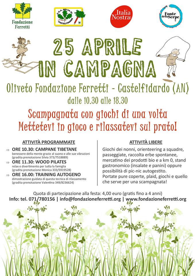 XXV Aprile in campagna con la Fondazione Ferretti